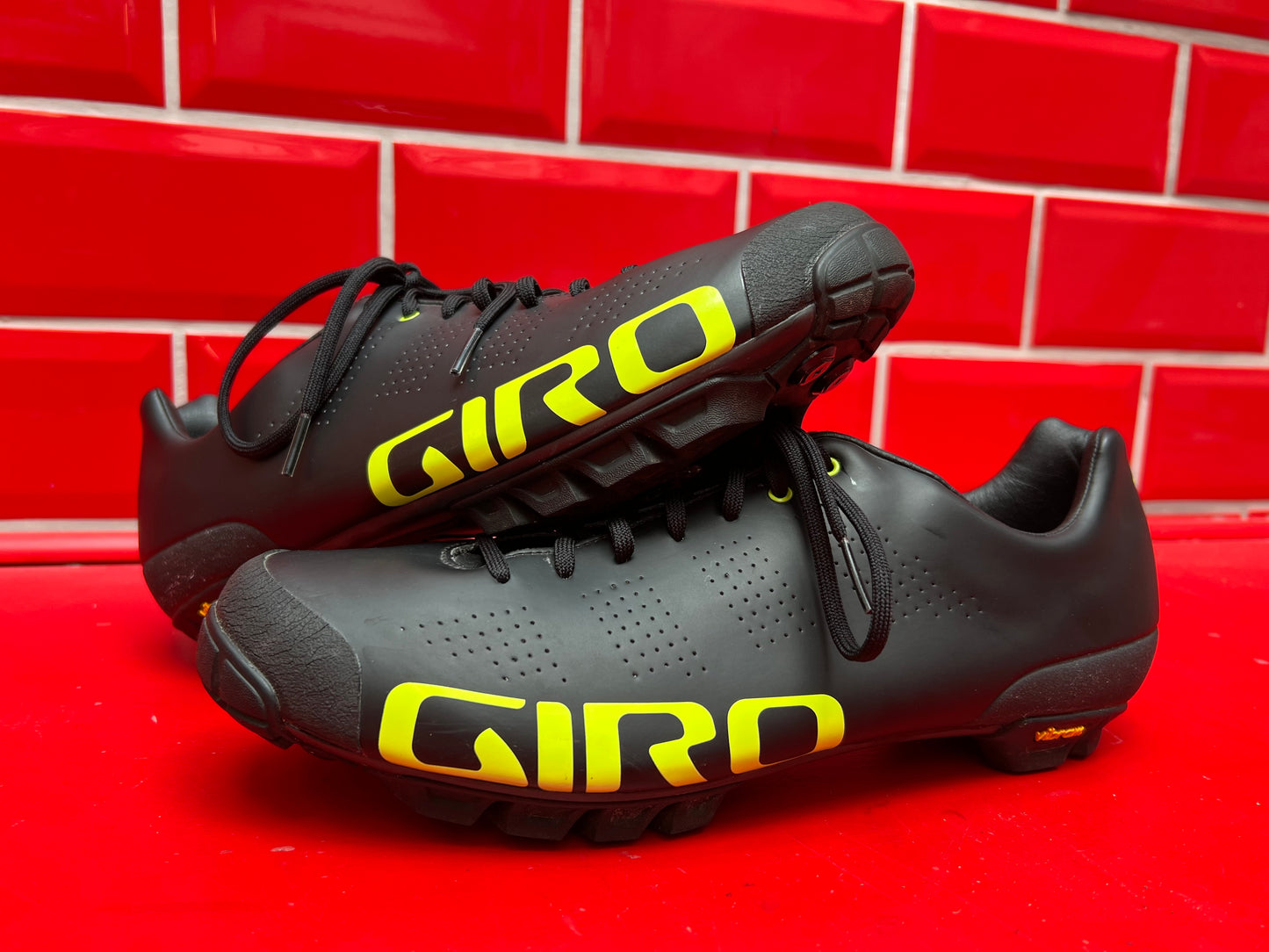 Giro Empire VR 90 schwarz/ gelb 46,5 // gebraucht