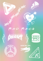 Rad Race Sticker Set 2025 Schwarz & Weiß