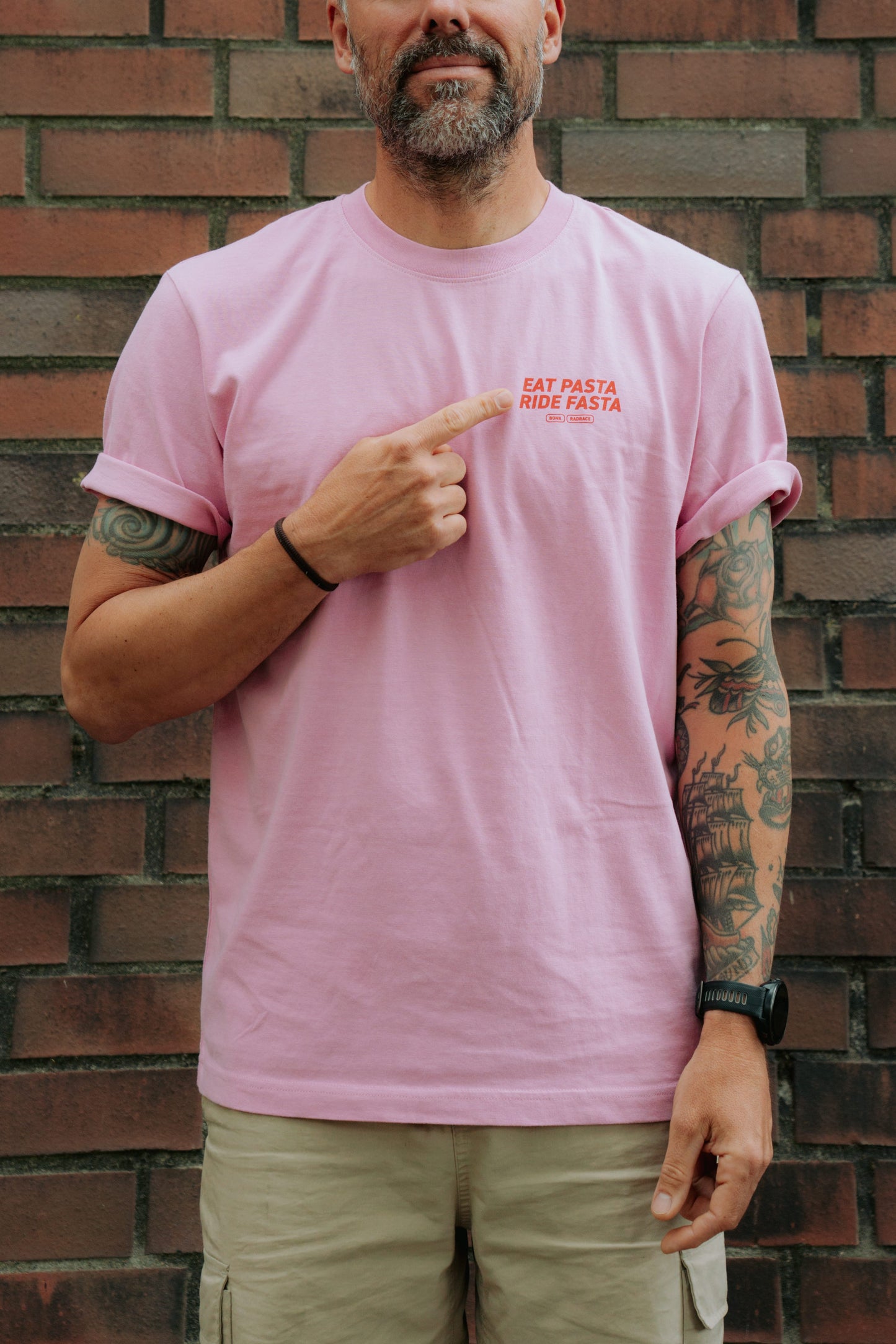 BONK x RAD RACE Eat Pasta T-Shirt // Giro d' Italia Special Edition