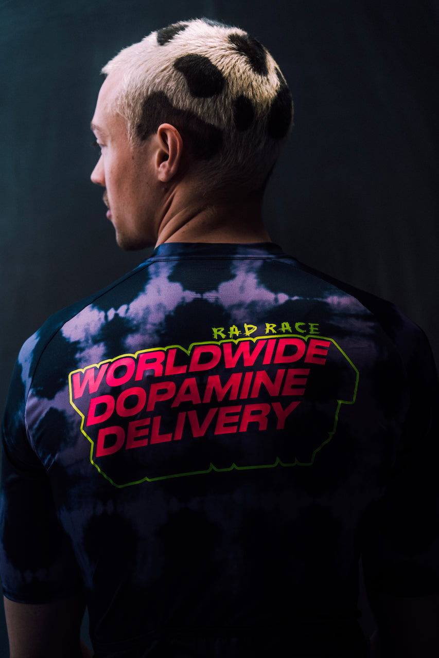 Gorewear x RAD RACE SPINSHIFT Shibori Trikot Herren /Orbit Blue/Scrub Purple