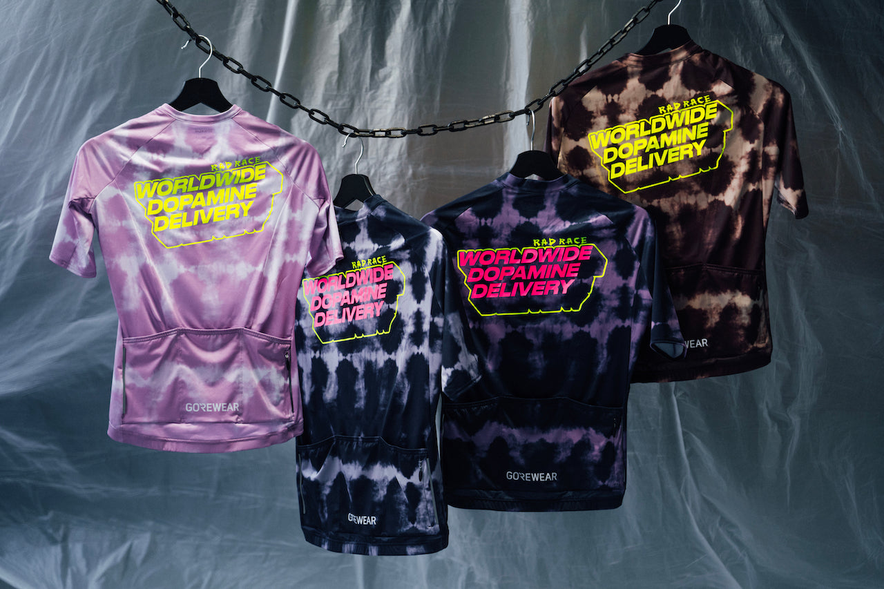 Gorewear x RAD RACE SPINSHIFT Shibori Trikot Herren /Utility Brown/Tec – Garage Sale