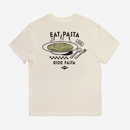 Bonk Eat Pasta T-Shirt Natural Raw