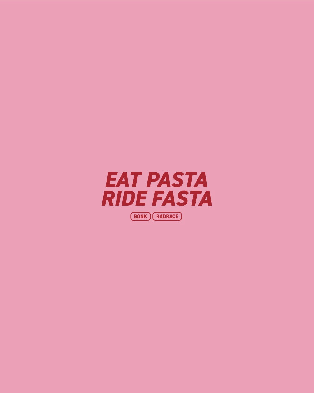 BONK x RAD RACE Eat Pasta T-Shirt // Giro d' Italia Special Edition