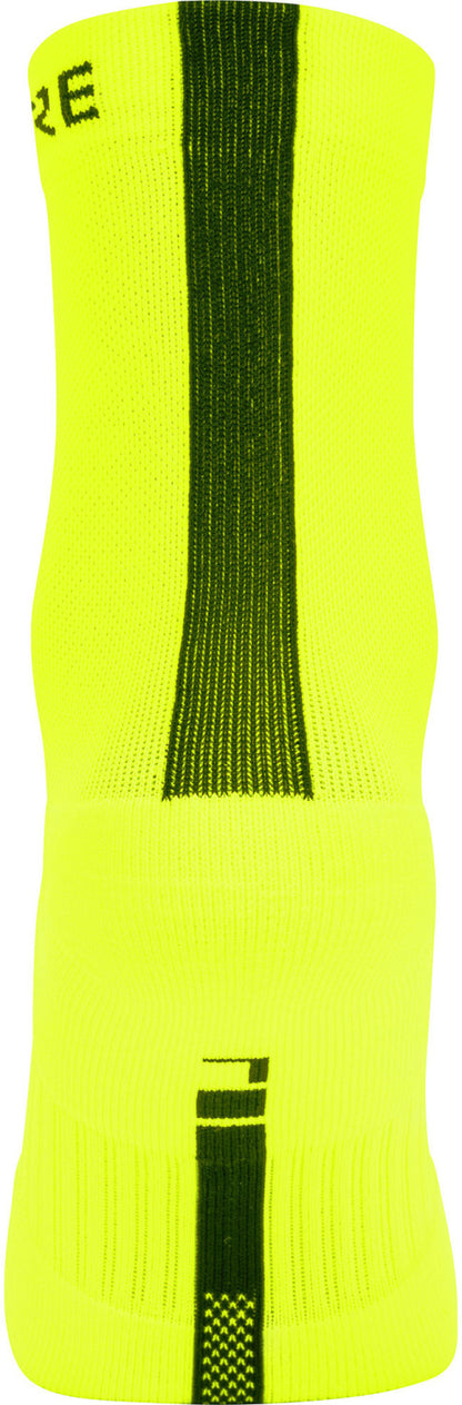 Gore M Mid Socks neon yellow/black